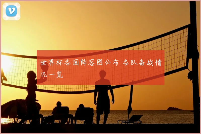 世界杯各国阵容图公布 各队备战情况一览